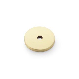 Alexander & Wilks AW895-25-SB Circular Backplate - Satin Brass - Diameter 25mm (LEAD TIME: 2-3 DAYS)