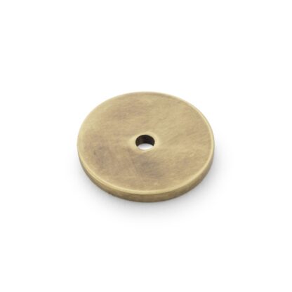 Alexander & Wilks AW895-30-ABZ Circular Backplate - Antique Bronze - Diameter 30mm (LEAD TIME: 2-3 DAYS)