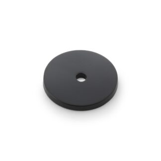 Alexander & Wilks AW895-30-BL Circular Backplate - Black - Diameter 30mm (LEAD TIME: 2-3 DAYS)
