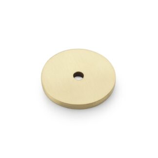Alexander & Wilks AW895-30-SB Circular Backplate - Satin Brass - Diameter 30mm (LEAD TIME: 2-3 DAYS)
