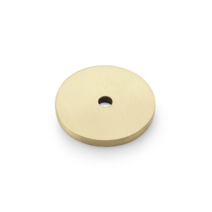 Alexander & Wilks AW895-30-SB Circular Backplate - Satin Brass - Diameter 30mm (LEAD TIME: 2-3 DAYS)