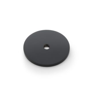 Alexander & Wilks AW895-35-BL Circular Backplate - Black - Diameter 35mm (LEAD TIME: 2-3 DAYS)