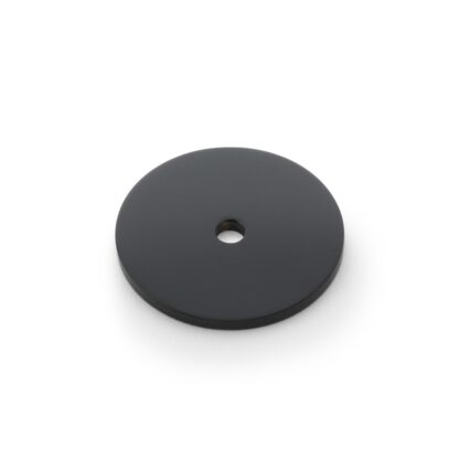 Alexander & Wilks AW895-35-BL Circular Backplate - Black - Diameter 35mm (LEAD TIME: 2-3 DAYS)