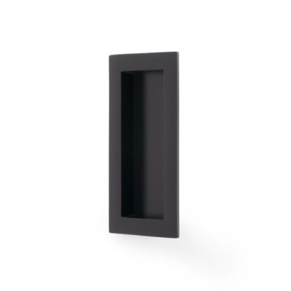 Alexander & Wilks AW911-100-BL Rectangular Flush Pull - 100x45mm - Black (LEAD TIME: 2-3 DAYS)