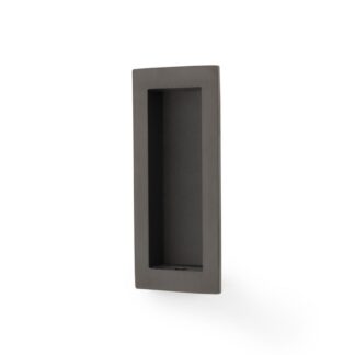 Alexander & Wilks AW911-100-DBZPVD Rectangular Flush Pull - 100x45mm - Dark Bronze PVD (LEAD TIME: 2-3 DAYS)