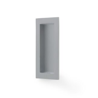 Alexander & Wilks AW911-100-SC Rectangular Flush Pull - 100x45mm-  Satin Chrome (LEAD TIME: 2-3 DAYS)