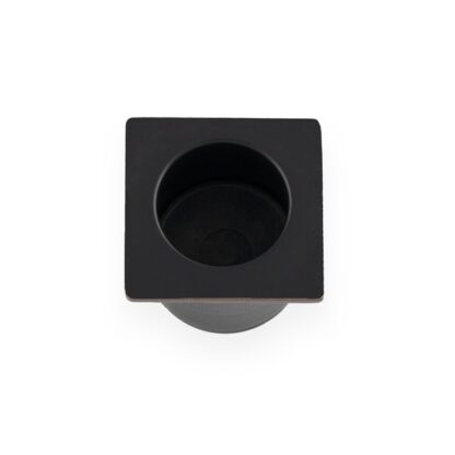 Alexander & Wilks AW993BL Sliding Door Finger Edge Pull (Square) Black (LEAD TIME: 2-3 DAYS)