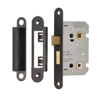 EuroSpec BAE5025MB/R Easi-T Residential Bathroom Lock 65mm (LEAD TIME: 2-3 DAYS)