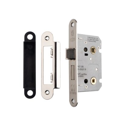 EuroSpec BAE5025SN/R Easi-T Residential Bathroom Lock 65mm Radius (LEAD TIME: 2-3 DAYS)