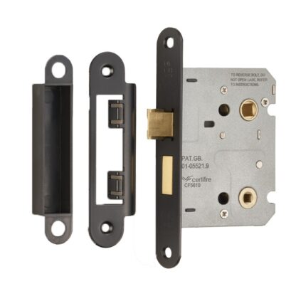 EuroSpec BAE5030MB/R Easi-T Residential Bathroom Lock 78mm  (LEAD TIME: 2-3 DAYS)