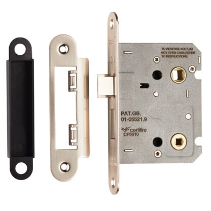 EuroSpec BAE5030NP/R Easi-T Residential Bathroom Lock 78mm Radius (LEAD TIME: 2-3 DAYS)
