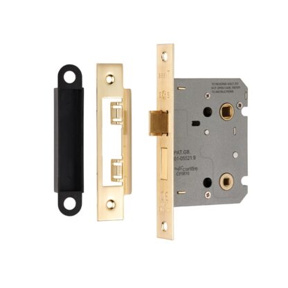 EuroSpec BAE5030SB Easi-T Residential Bathroom Lock 78mm  (LEAD TIME: 2-3 DAYS)
