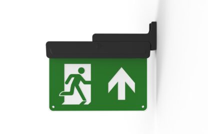 CQR BL/310/M/BK/865 LED Emergency Blade Exit Sign c/w Arrow Up Legend - Black (LEAD TIME: 2-3 DAYS)