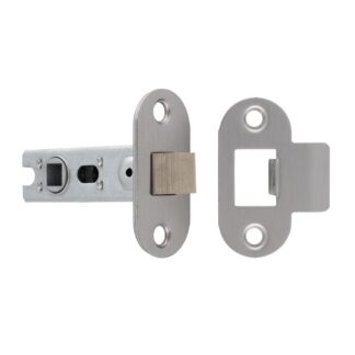 EuroSpec BTL25SSS/R 64MM BOLT-THROUGH TUBULAR LATCH - 8MM FOLLOWER - RADIUS - FIXED FOREND (LEAD TIME: 2-3 DAYS)