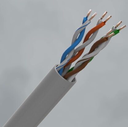 CQR CAT5eUTP/BK/PE/305/F Category Cable | Cat5e | Fca | PE | Black | 305 (LEAD TIME: 2-3 DAYS)