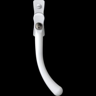 Mila CB700603 Heritage Pear Drop Casement Handle White Left hand (LEAD TIME: 2-3 DAYS)