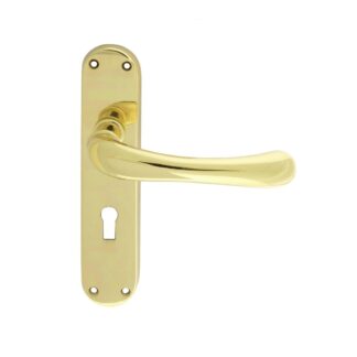 Carlisle Brass CBL11 Ibra Lever On Backplate - Lock 57Mm C/C (LEAD TIME: 2-3 DAYS)