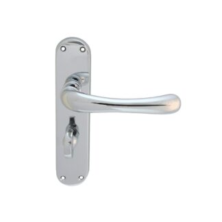 Carlisle Brass CBL13CP Ibra Lever On Backplate - Bathroom 57Mm C/C (LEAD TIME: 2-3 DAYS)