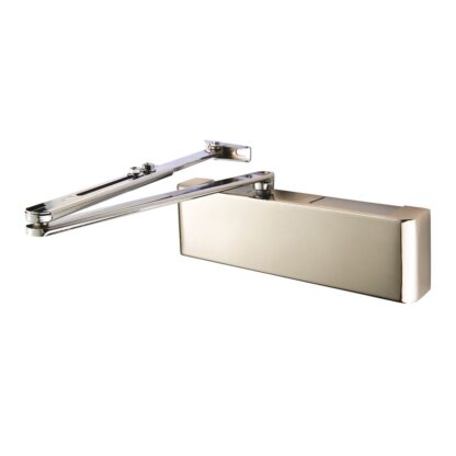 EuroSpec CDG025/PNP Full Cover Overhead Door Closer Variable Power 2-5 Polished Nickel Plate (LEAD TIME: 2-3 DAYS)