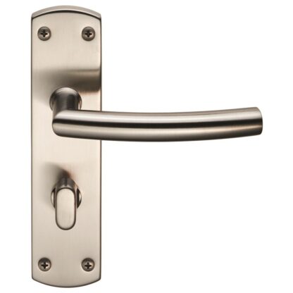 EuroSpec CSLP1167P/SSS Steelworx Residential Arched Lever on Lock Backplate (LEAD TIME: 2-3 DAYS) - Image 2