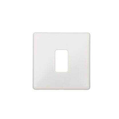 Eurolite EC-G1MWW Concealed 3mm 1 Gang Grid Plate - Matt White (LEAD TIME: 2-3 DAYS)