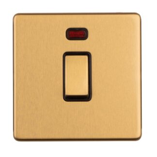 Eurolite ECSB20ADPSWNB 1 Gang 20Amp Switched Socket with neon Indicator (LEAD TIME: 2-3 DAYS)