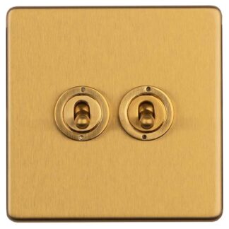 Eurolite ECSBT2SW 2 Gang 2 Way Toggle Switch (LEAD TIME: 2-3 DAYS)