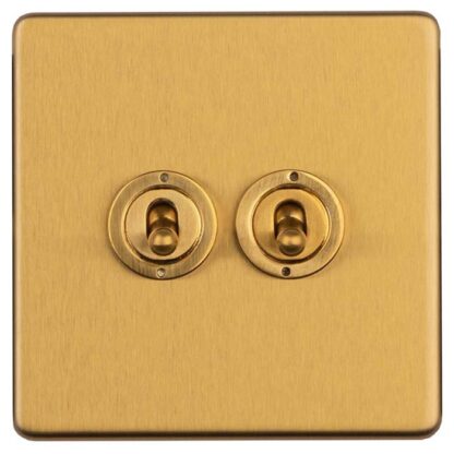 Eurolite ECSBT2SW 2 Gang 2 Way Toggle Switch (LEAD TIME: 2-3 DAYS)