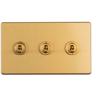Eurolite ECSBT3SW 3 Gang 2 Way Toggle Switch (LEAD TIME: 2-3 DAYS)