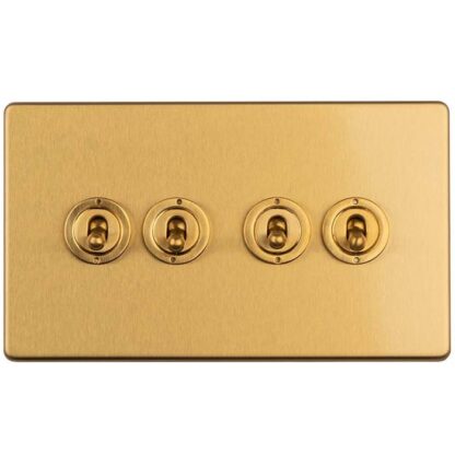 Eurolite ECSBT4SW 4 Gang 2 Way Toggle Switch (LEAD TIME: 2-3 DAYS)