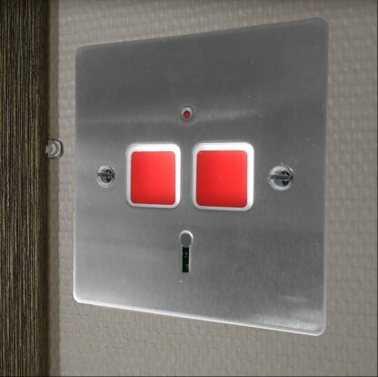 CQR EPA/STD/SS Panic Button | Electronic | Grade 2/3 | Stainless Steel | Key Resettable (LEAD TIME: 2-3 DAYS) - Image 2