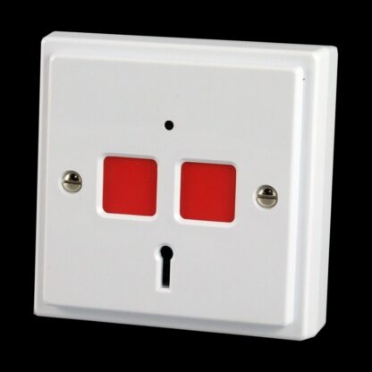 CQR EPA/STD Panic Button | Electronic | Grade 2/3 | White | Key Resettable (LEAD TIME: 2-3 DAYS) - Image 2
