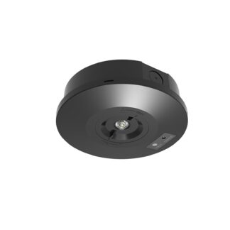 CQR ER/2/NM/BK/865 2W EM Surface D/Light incl. 2 lens, IP65, Black (LEAD TIME: 2-3 DAYS)