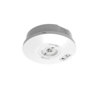 CQR ER/2/NM/WH/865 2W EM Surface D/Light incl. 2 lens, IP65, White (LEAD TIME: 2-3 DAYS)