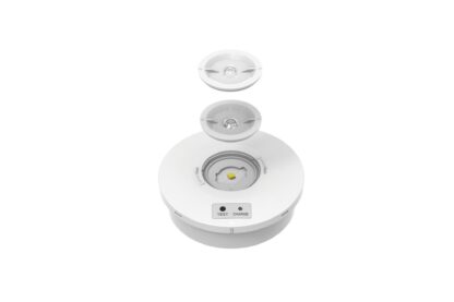 CQR ER/2/ST/WH/865 SELF-TEST - Escape Surface EM Downlight c/w 2 lens, IP65 (LEAD TIME: 2-3 DAYS) - Image 2