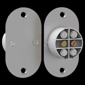 CQR FC509/MT/2 FC509 Metal Plate | Flush Contact | Grade 1 | Steel / White | Non-resistored (LEAD TIME: 2-3 DAYS)