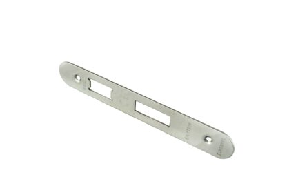 EuroSpec FSF5004SSS/R Easi - T Forend Strike and Fixing Pack-Satin Stainless Steel-Radius Forend (LEAD TIME: 2-3 DAYS)