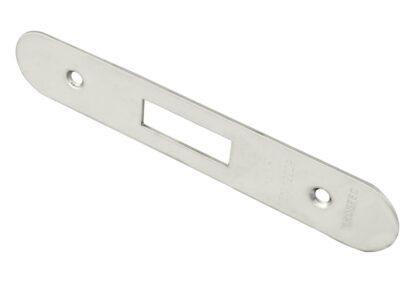 EuroSpec FSF5007BSS/R Easi T Forend Strikes & Fixing Pack Deadlocks-Bright Stainless Steel-Radius Forend (LEAD TIME: 2-3 DAYS)