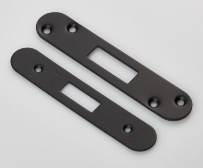 EuroSpec FSF5007MB/R Forend Strike & Fixing Pack to suit Architectural Deadlocks (EDS/LDS) Radius (LEAD TIME: 2-3 DAYS)