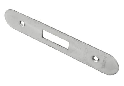 EuroSpec FSF5007SSS/R Easi T Forend Strikes & Fixing Pack Deadlocks-Satin Stainless Steel-Radius Forend (LEAD TIME: 2-3 DAYS)