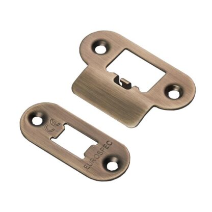 EuroSpec FSF5009AB/R Forend Strike & Fixing Pack to suit Heavy Duty Tubular Latch Radius (LEAD TIME: 2-3 DAYS)