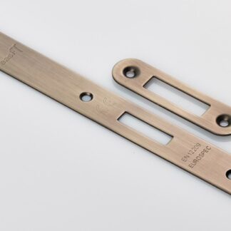EuroSpec FSF5015AB/R Forend Strike and Fixing Pack to suit Din Euro Deadlock (Security) Radius  (LEAD TIME: 2-3 DAYS)
