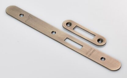 EuroSpec FSF5015AB/R Forend Strike and Fixing Pack to suit Din Euro Deadlock (Security) Radius  (LEAD TIME: 2-3 DAYS)