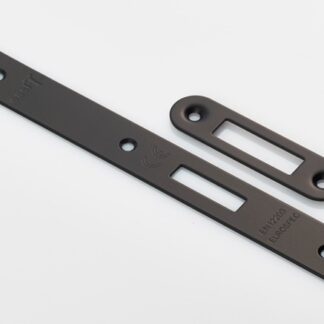 EuroSpec FSF5015MB/R Forend Strike and Fixing Pack to suit Din Euro Deadlock (Security) Radius  (LEAD TIME: 2-3 DAYS)