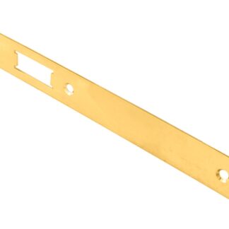 EuroSpec FSF5016PVD/R Forend Strike & Fixing Pack To Suit Din Latch-PVD-Radius Forend (LEAD TIME: 2-3 DAYS)