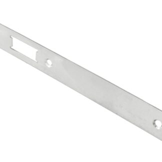 EuroSpec FSF5016SSS/R Forend Strike & Fixing Pack To Suit Din Latch-Satin Stainless Steel-Radius Forend (LEAD TIME: 2-3 DAYS)