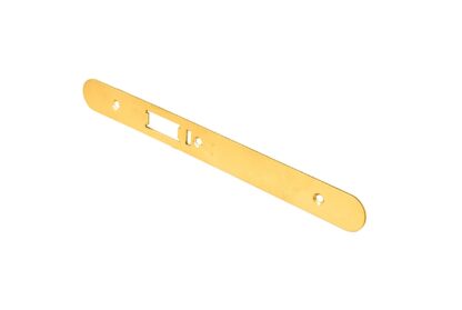 EuroSpec FSF5031PVD/R Forend Strike & Fixing Pack To Suit Din Anti Thrust Night Latch-PVD-Radius Forend (LEAD TIME: 2-3 DAYS)
