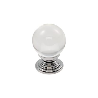 Carlisle Brass FTD690ACTC Clear Ball Knob 27mm (LEAD TIME: 2-3 DAYS)