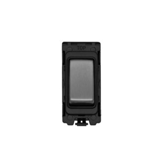 Eurolite G12-SS Grid & Modular 10 Amp 2 Way Switch - Stainless Steel (LEAD TIME: 2-3 DAYS)