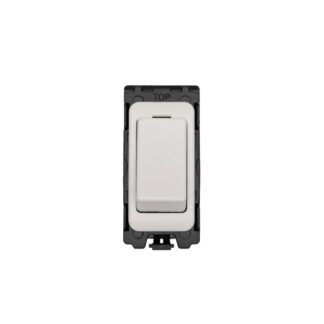 Eurolite G12-WHW Grid & Modular 10 Amp 2 Way Switch - Matt White (LEAD TIME: 2-3 DAYS)